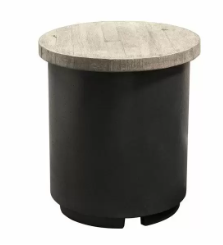 American Fyre Designs Reclaimed Wood Contempo Tank/End Table
