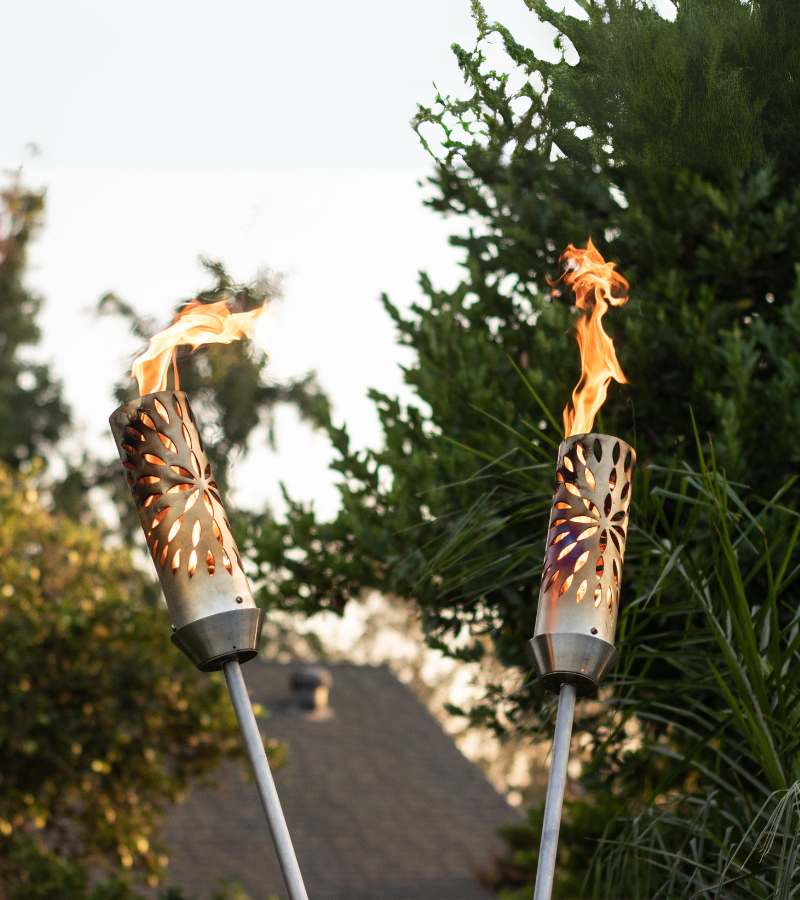 Sunshine Torch / Stainless Steel by The Outdoor Plus | American Fire Features