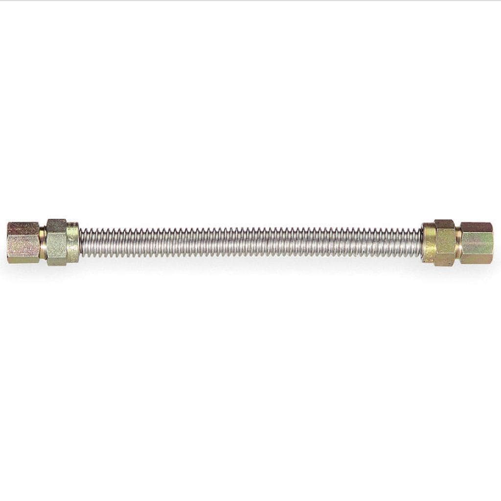 SupremeSchwank Black Finish Stainless Steel Flexible Gas Connec | American Fire Features