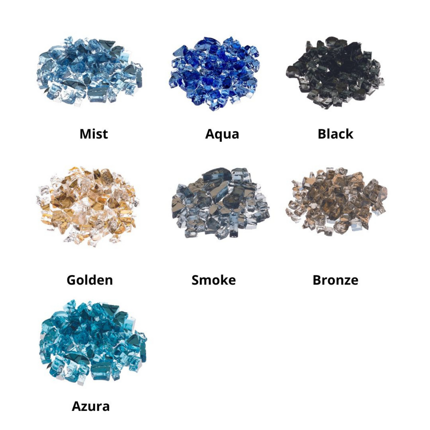 Fire Glass | Prism Hardscapes Metallic Fire Glass | American Fire Features