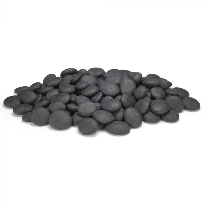 Fire Rocks | Creekstones 140-Pc. (Black) | American Fire Features