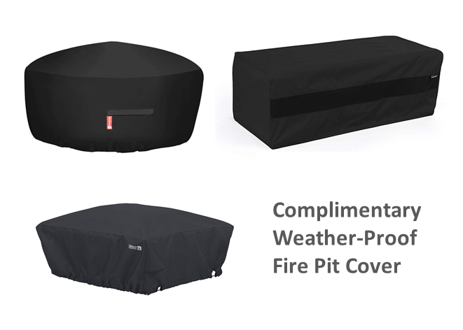 Square fire pit kit | Rectangular Gas Fire Table Kit | American Fire Features