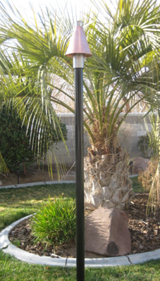 Fire Torches | Design Aluminum Powder Coated Tiki Torch | American Fire Features