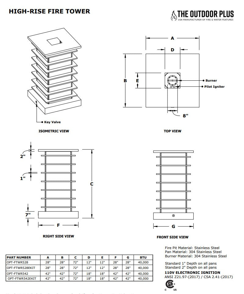 High-Rise Fire Tower | American Fire Features