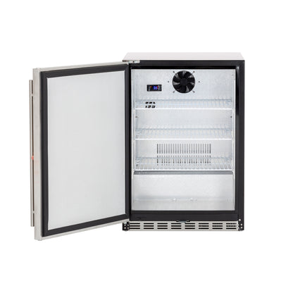 TrueFlame 5.3C Deluxe Outdoor Rated Fridge - 24"