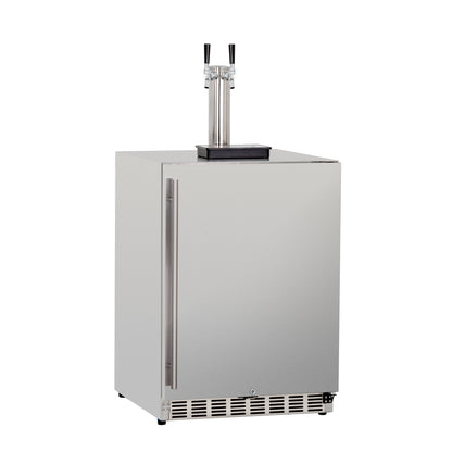 TrueFlame 6.6C Deluxe Outdoor Rated Kegerator - 24"