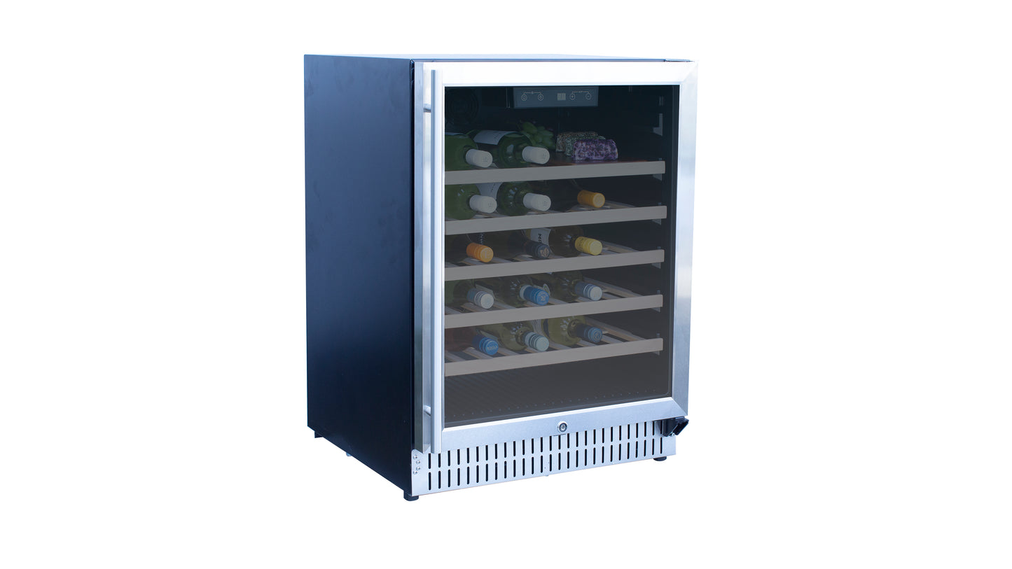 TrueFlame Outdoor Rated Wine Cooler - 24", 15"