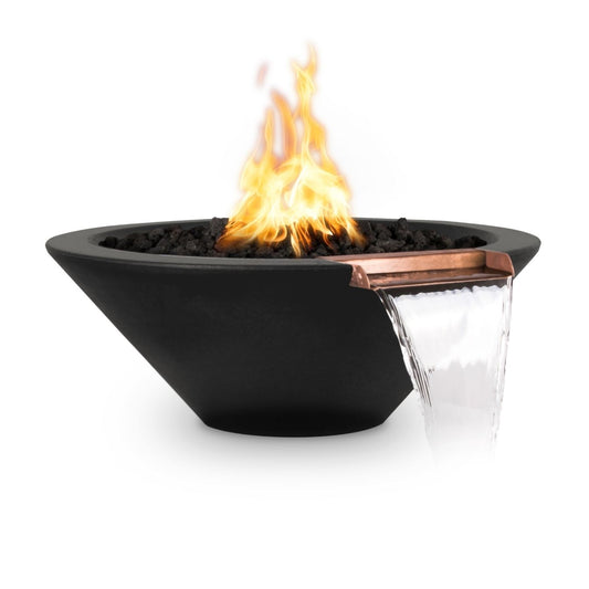 Cazo Concrete Fire & Water Bowl by The Outdoor Plus - Free Cover Included