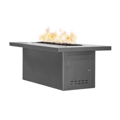 Bella Linear Steel Fire Table by The Outdoor Plus - Free Cover Included