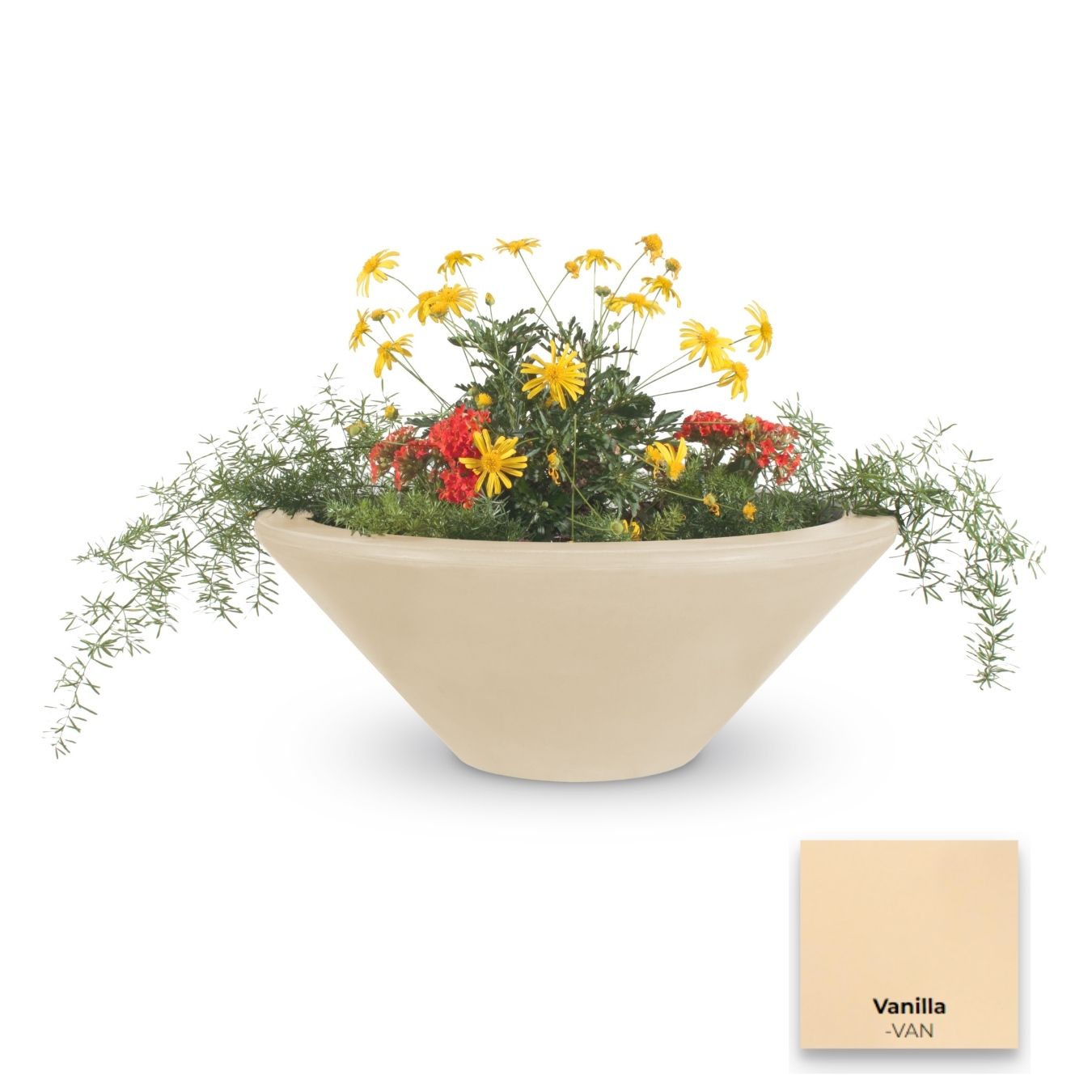 Cazo Concrete Planter Bowl by The Outdoor Plus