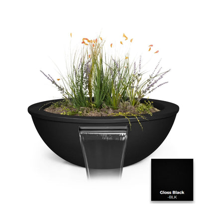 Sedona Powdercoated Steel Planter & Water Bowl by The Outdoor Plus