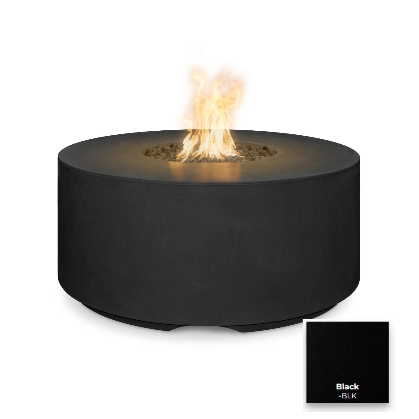 Florence Concrete Fire Pit 46" - 20" Tall by The Outdoor Plus - Free Cover Included