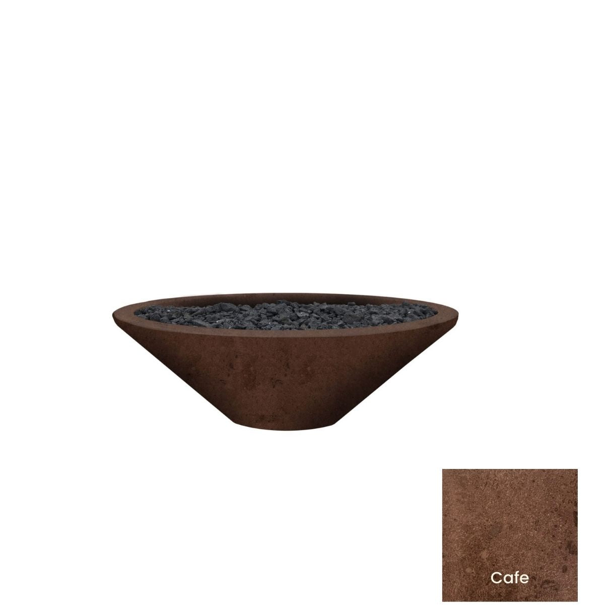 Fire Bowl 31" Embarcadero Pedestal by Prism Hardscapes - Free Cover Included