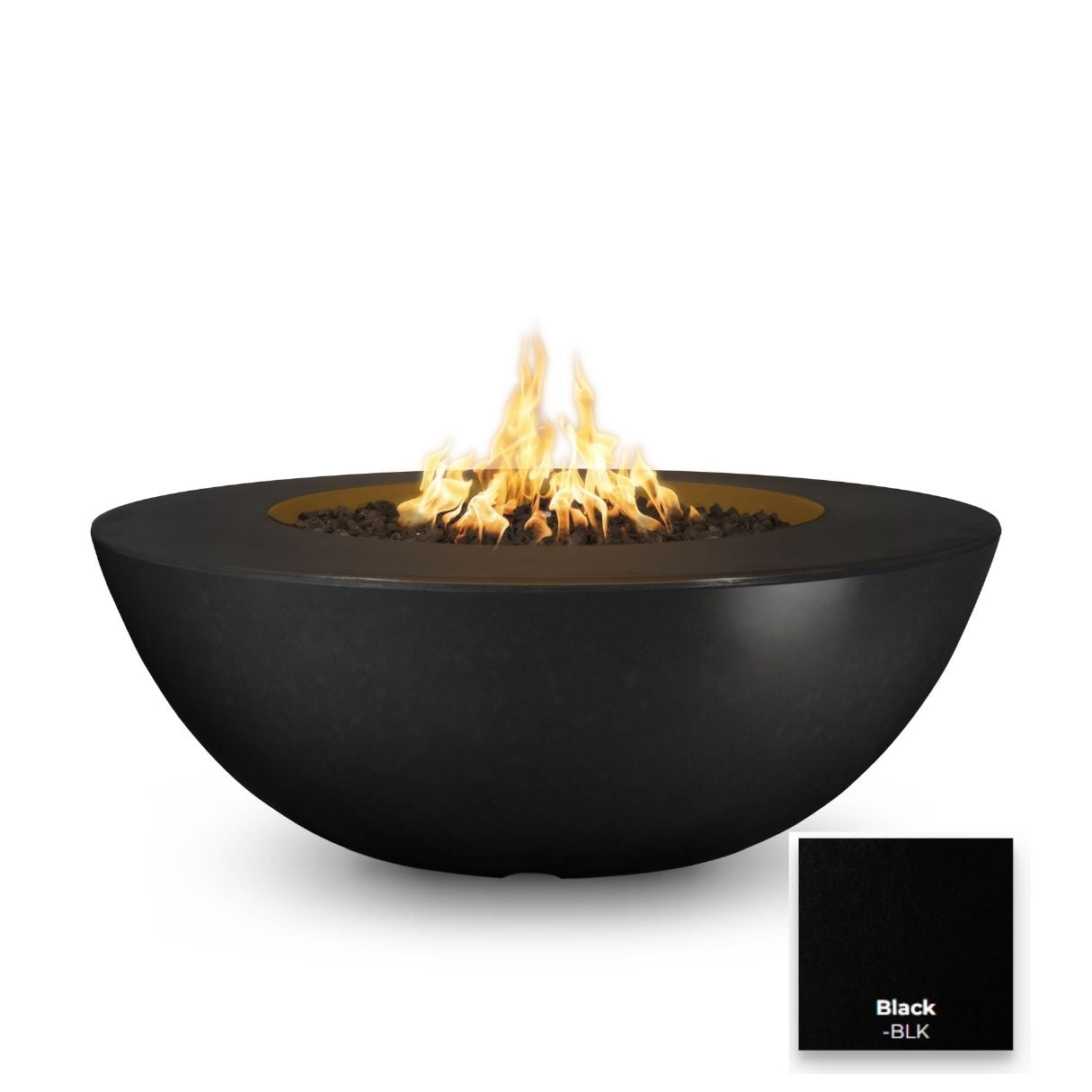 Sedona Wide Ledge Concrete Fire Pit by The Outdoor Plus - Free Cover Included