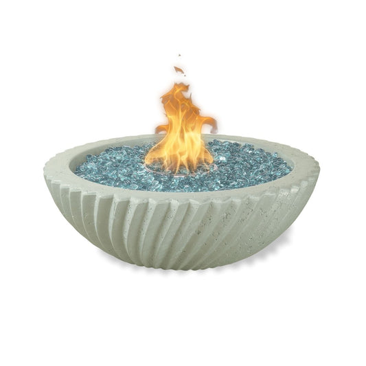 Sedona 2.0 Concrete Fire Bowl by The Outdoor Plus - Free Cover Included