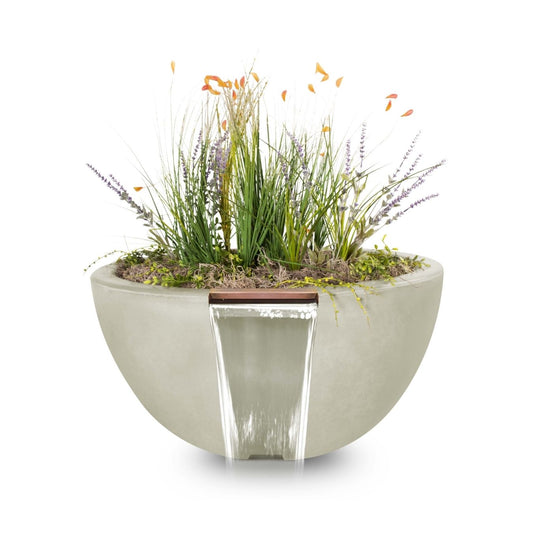 Luna Concrete Planter & Water Bowl by The Outdoor Plus