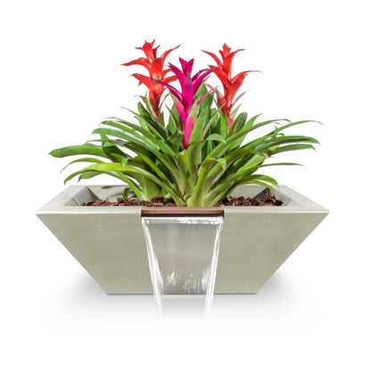 Maya Concrete Planter Bowl with Water by The Outdoor Plus