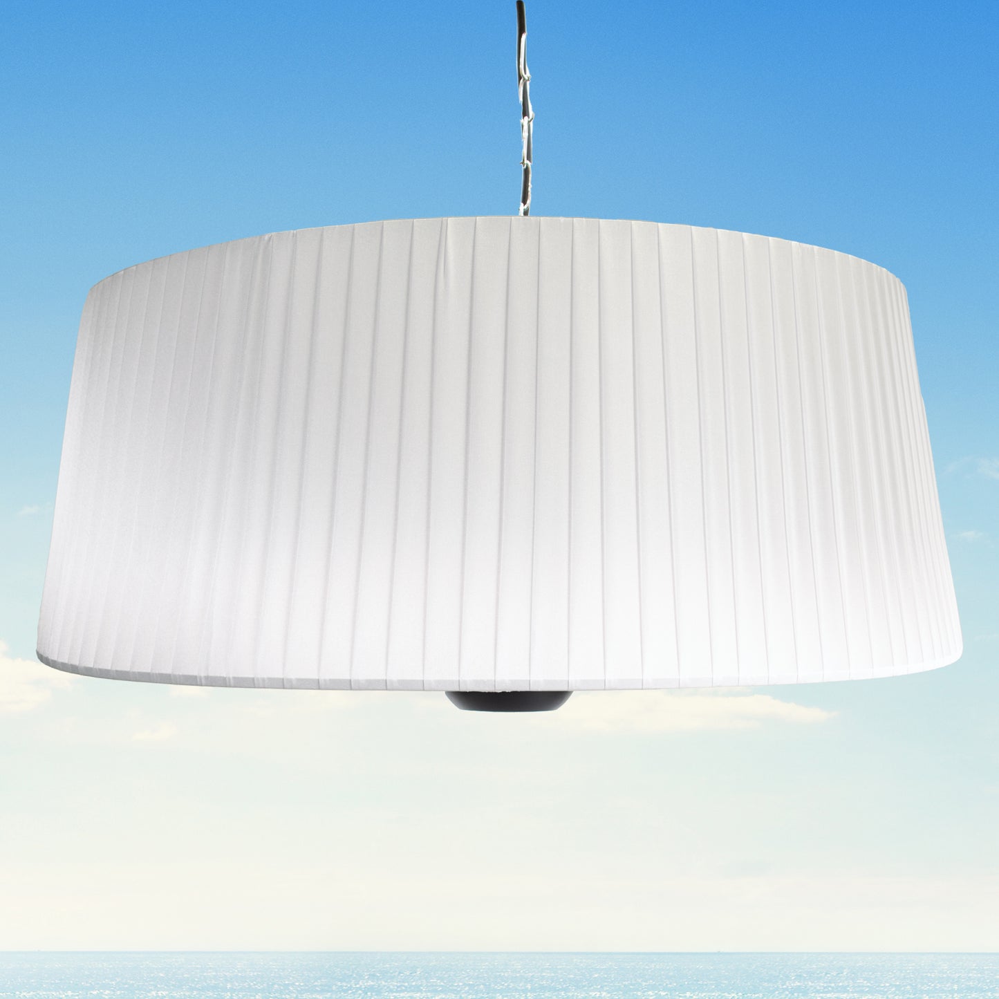 SOL GLOW White Pendant Electric Heater, 36”, 1500W