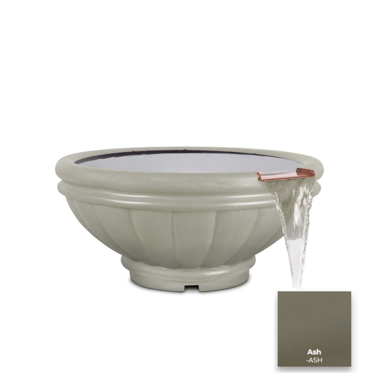 Roma Concrete Water Bowl by The Outdoor Plus - Free Cover Included