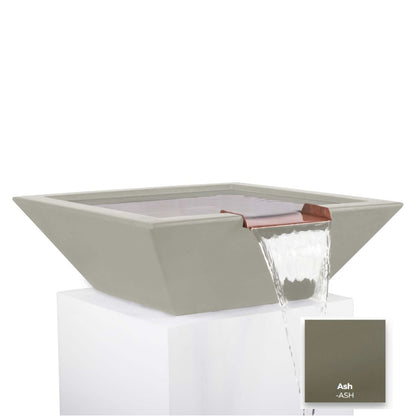 Maya Concrete Water Bowl by The Outdoor Plus - Free Cover Included