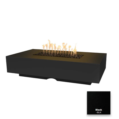 Cabo Linear Concrete Fire Pit by The Outdoor Plus - Free Cover Included