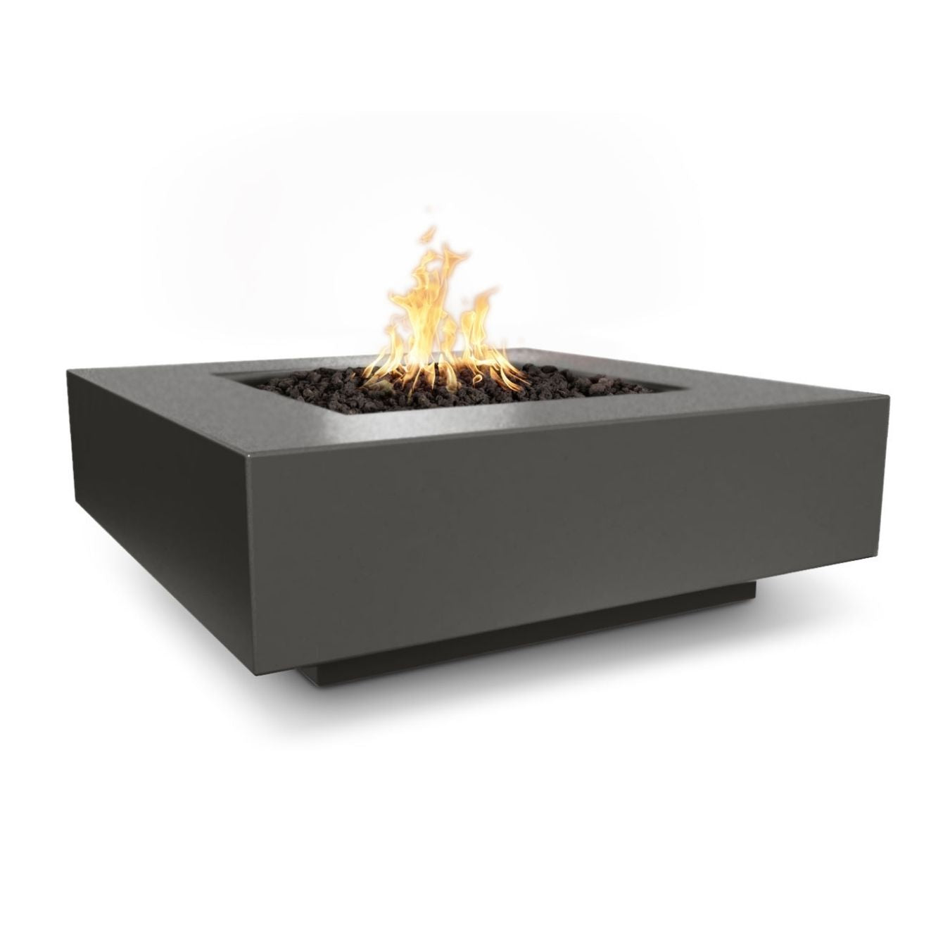 Cabo Square Concrete Fire Pit by The Outdoor Plus - Free Cover Included