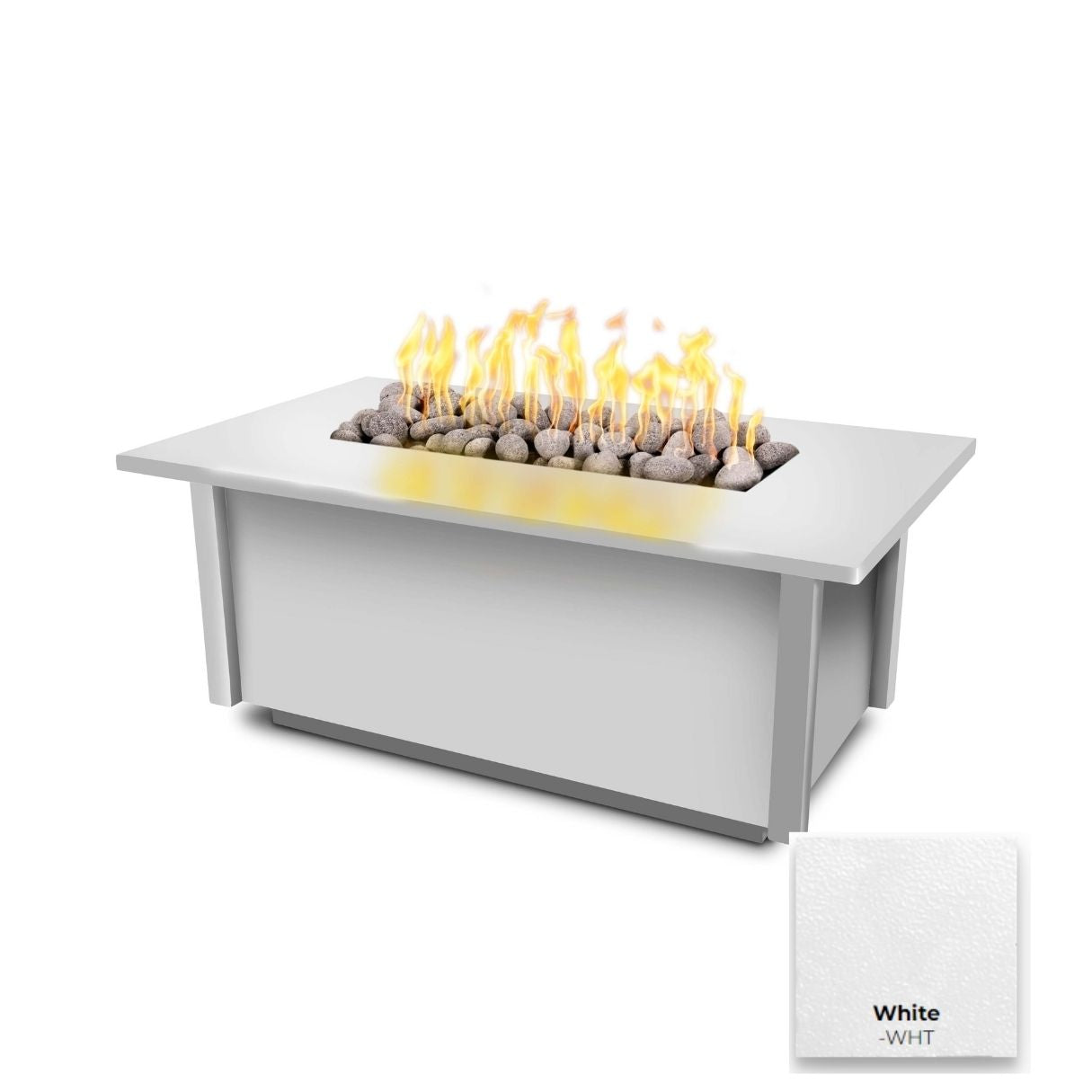 Salinas Metal Fire Table by The Outdoor Plus - Free Cover Included