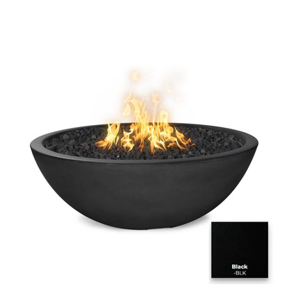 Sedona Concrete Fire Pit - Narrow Ledge by The Outdoor Plus - Free Cover Included