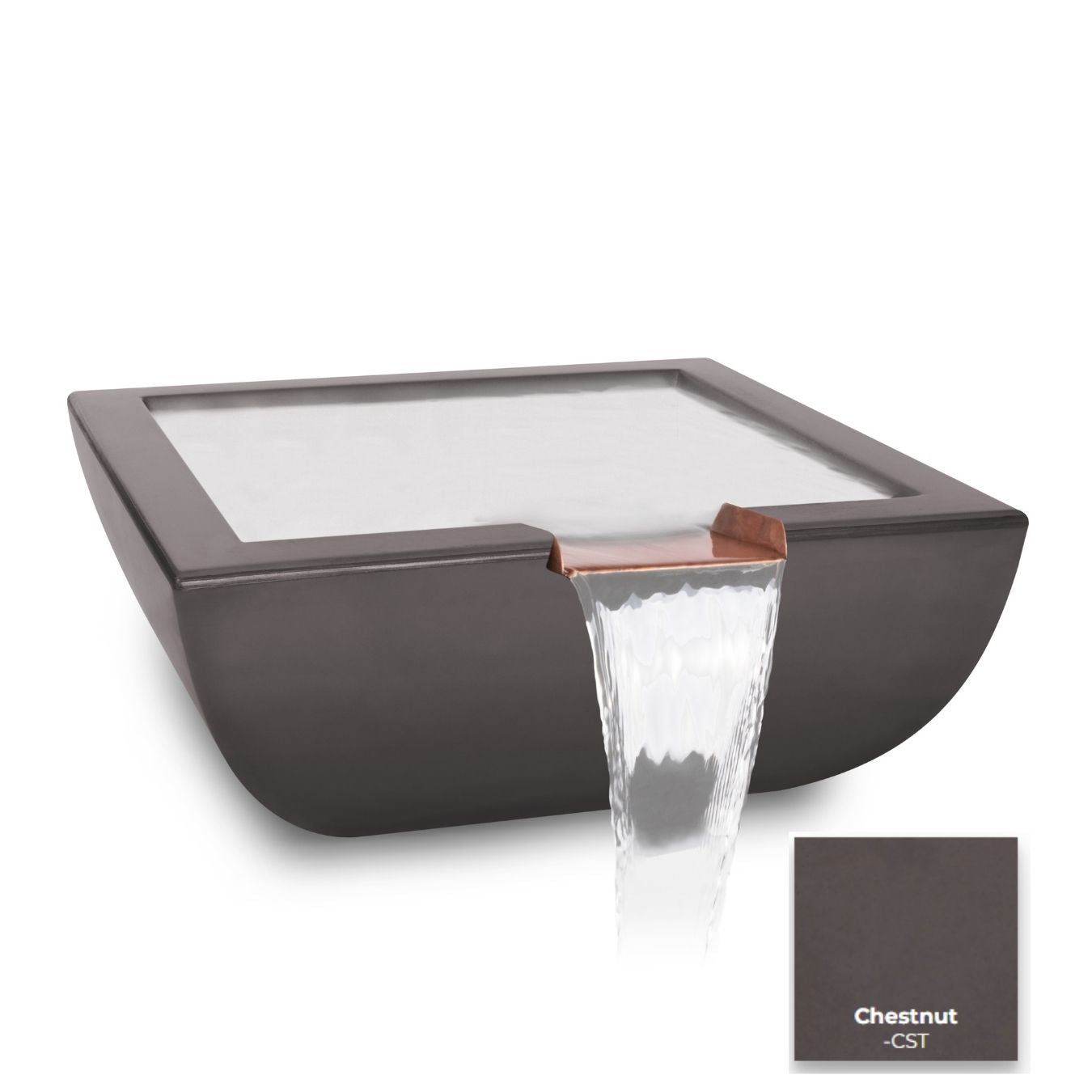 Avalon Concrete Water Bowl by The Outdoor Plus - Free Cover Included