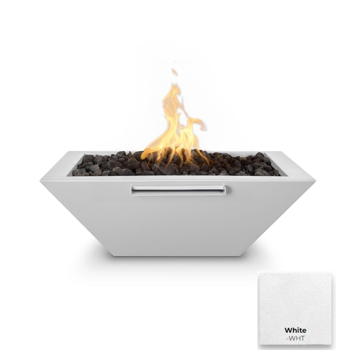 Maya Powdercoated Steel Fire & Water Bowl by The Outdoor Plus - Free Cover Included