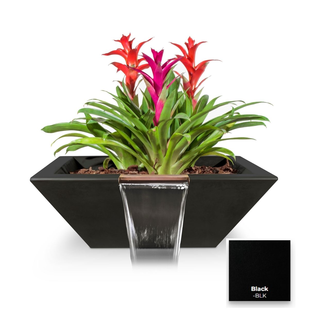 Maya Concrete Planter Bowl with Water by The Outdoor Plus