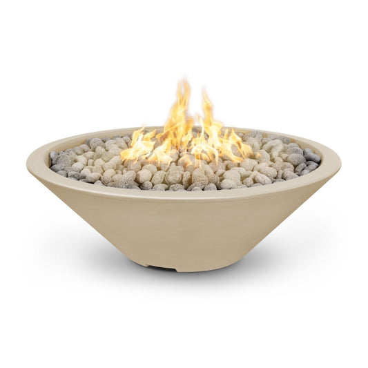 Cazo Concrete Fire Pit Narrow Ledge by The Outdoor Plus - Free Cover Included