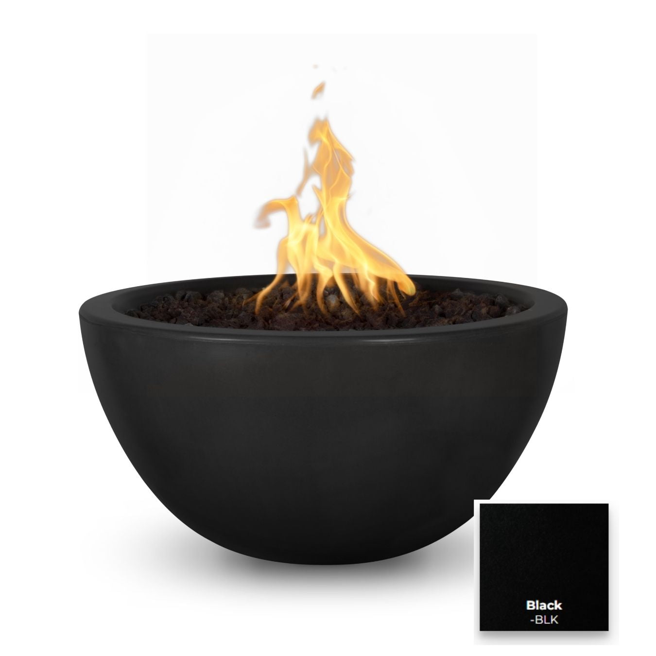 Luna Concrete Fire Bowl by The Outdoor Plus - Free Cover Included