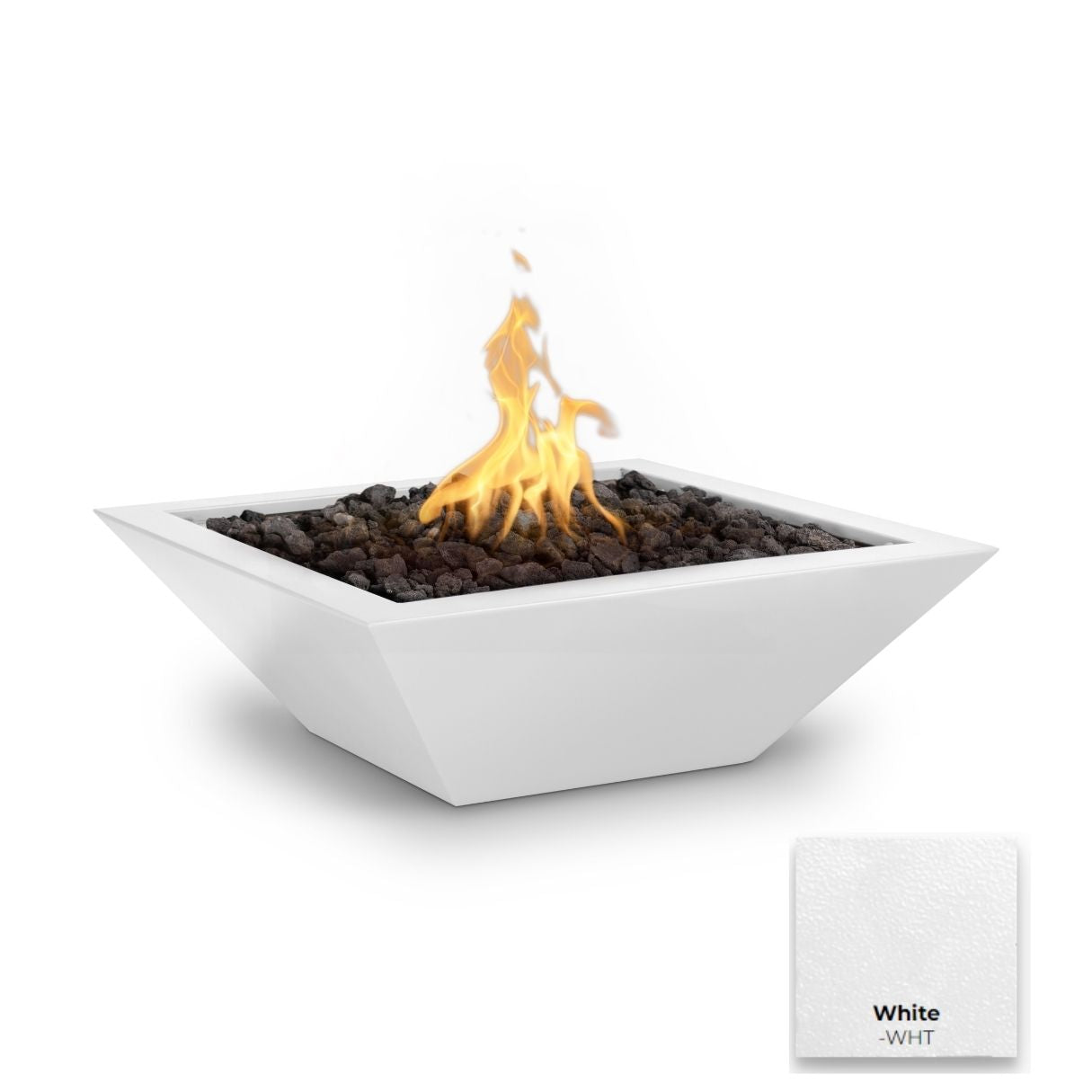 Maya Powdercoated Steel Fire Bowl by The Outdoor Plus - Free Cover Included