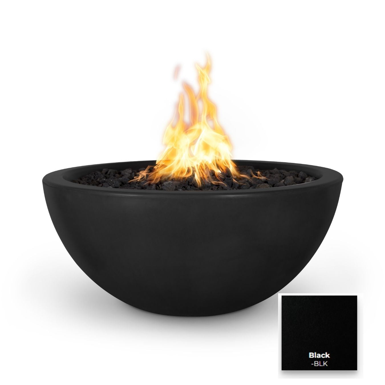 Luna Concrete Fire Pit by The Outdoor Plus - Free Cover Included