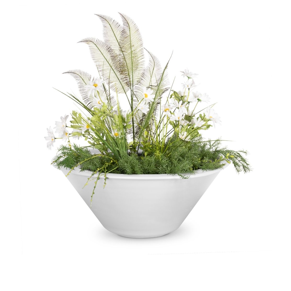 Cazo Powder Coated Steel Planter Bowl by The Outdoor Plus