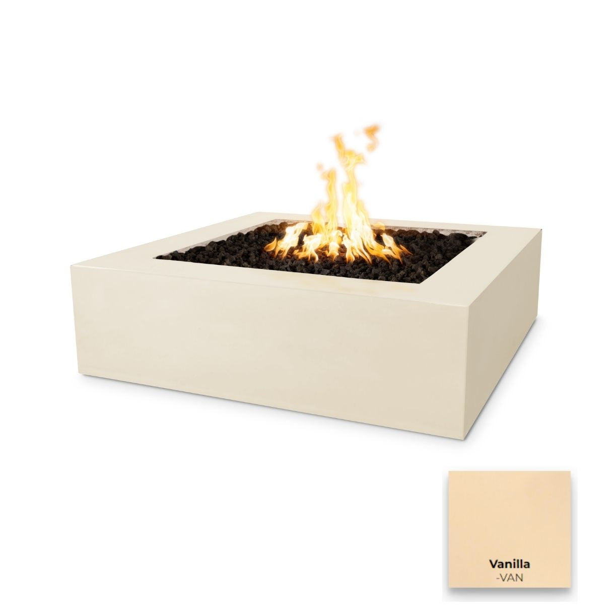 Quad Concrete Fire Pit by The Outdoor Plus - Free Cover Included