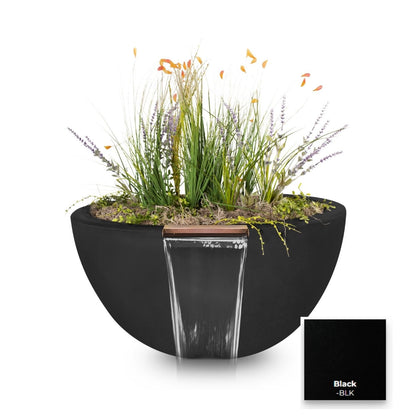 Luna Concrete Planter & Water Bowl by The Outdoor Plus