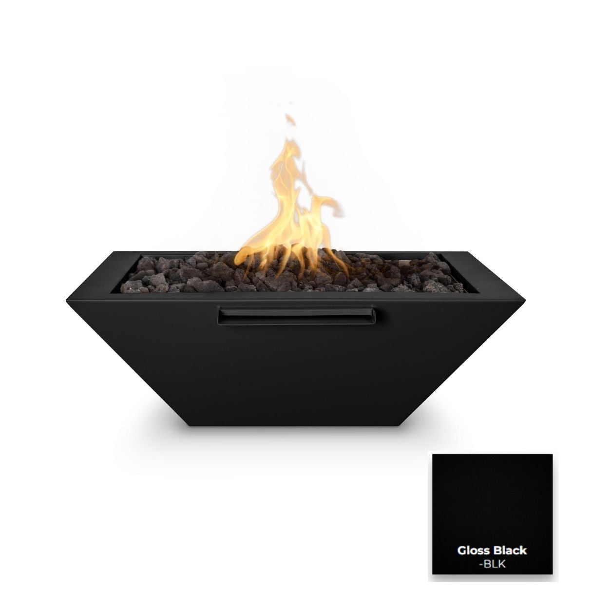 Maya Powdercoated Steel Fire & Water Bowl by The Outdoor Plus - Free Cover Included