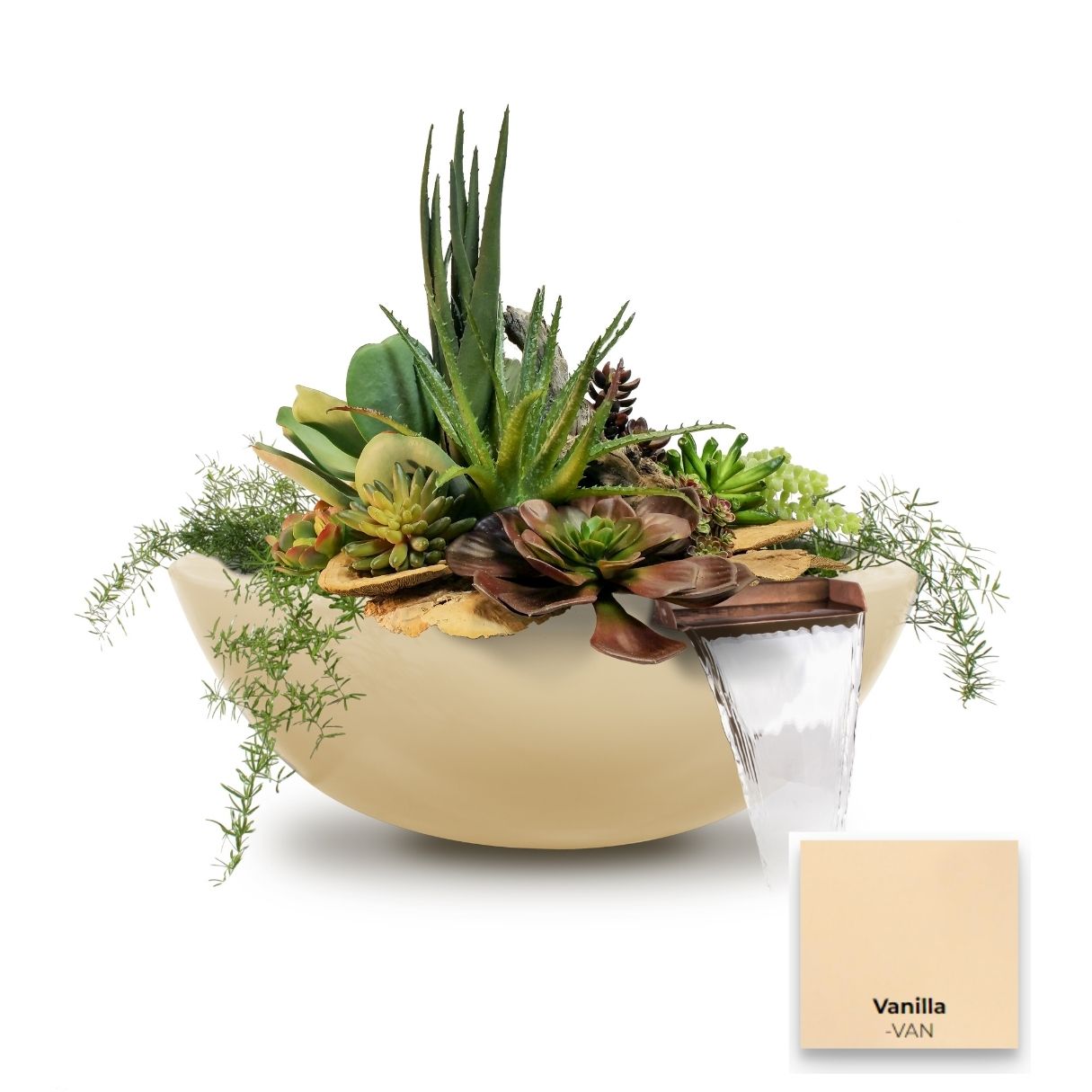 Sedona GFRC Planter & Water Bowl by The Outdoor Plus