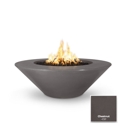 Cazo Concrete Fire Pit Wide Ledge by The Outdoor Plus - Free Cover Included | American Fire Features