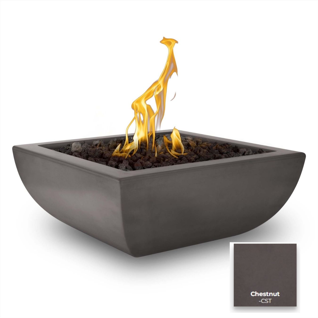 Avalon Concrete Fire Bowl by The Outdoor Plus - Free Cover Included