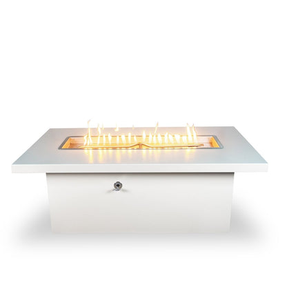 Bella Linear Steel Fire Table by The Outdoor Plus - Free Cover Included