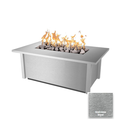 Salinas Metal Fire Table by The Outdoor Plus - Free Cover Included