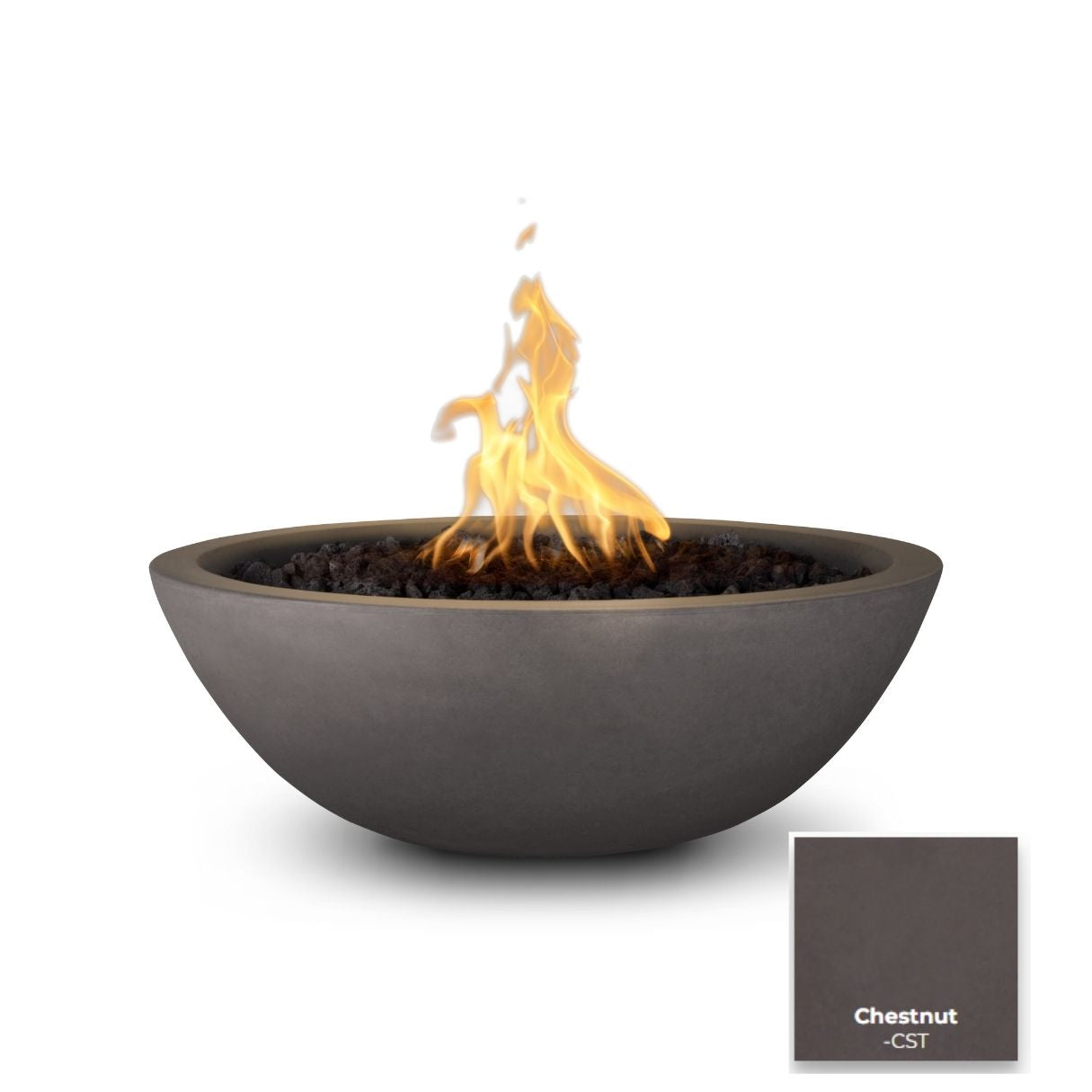 Sedona Concrete Fire Bowl by The Outdoor Plus - Free Cover Included