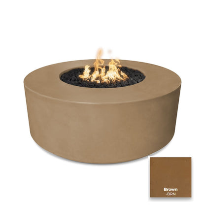 Florence Concrete Fire Pit 54" by The Outdoor Plus - Free Cover Included