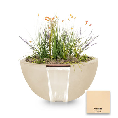 Luna Concrete Planter & Water Bowl by The Outdoor Plus