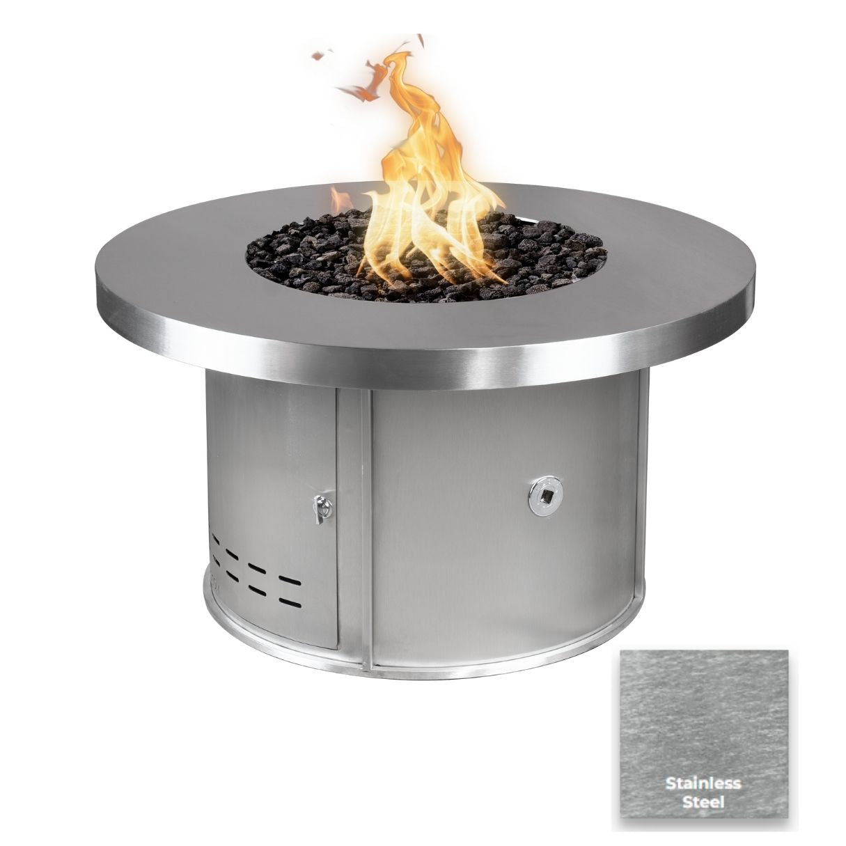 Mabel Metal Fire Table by The Outdoor Plus - Free Cover Included