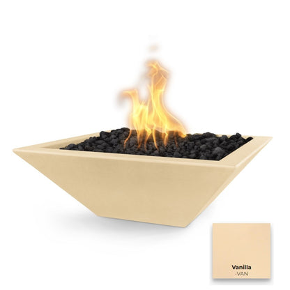 Maya Concrete Fire Bowl by The Outdoor Plus - Free Cover Included