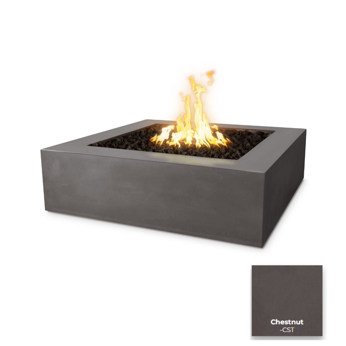 Quad Concrete Fire Pit by The Outdoor Plus - Free Cover Included